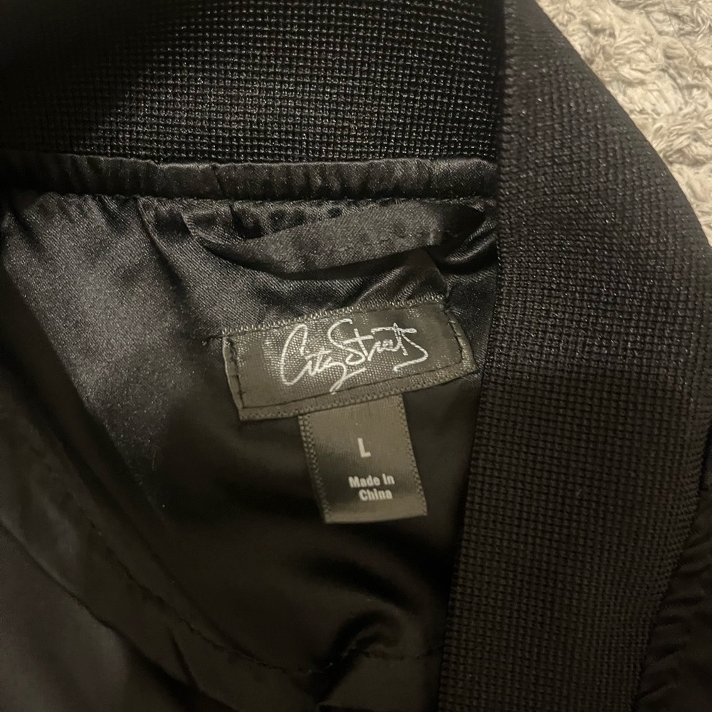 Black Zip-up Jacket - Picture 2 of 2